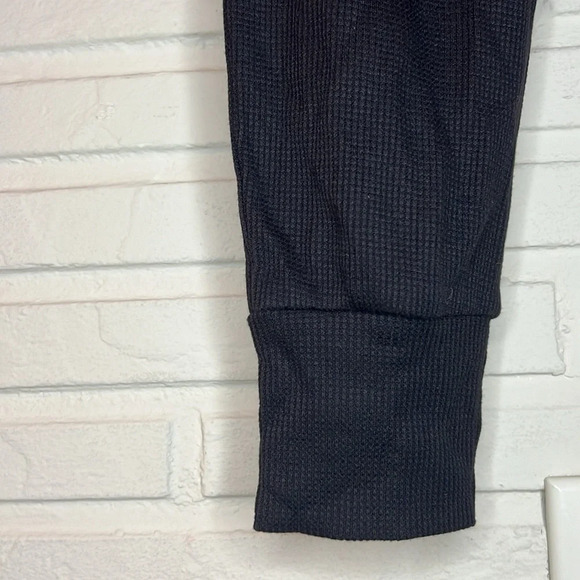 Terez Black Waffle Texture Drawstring Joggers, Women’s Size Small - Picture 8 of 8